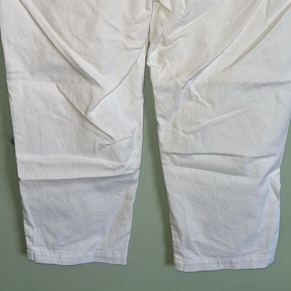 KAL RIEMAN stovepipe crop pant in natural 8 - Picture 8 of 10